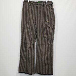 Orage  Brown Striped Ski Snowboard Pants  Men's XL